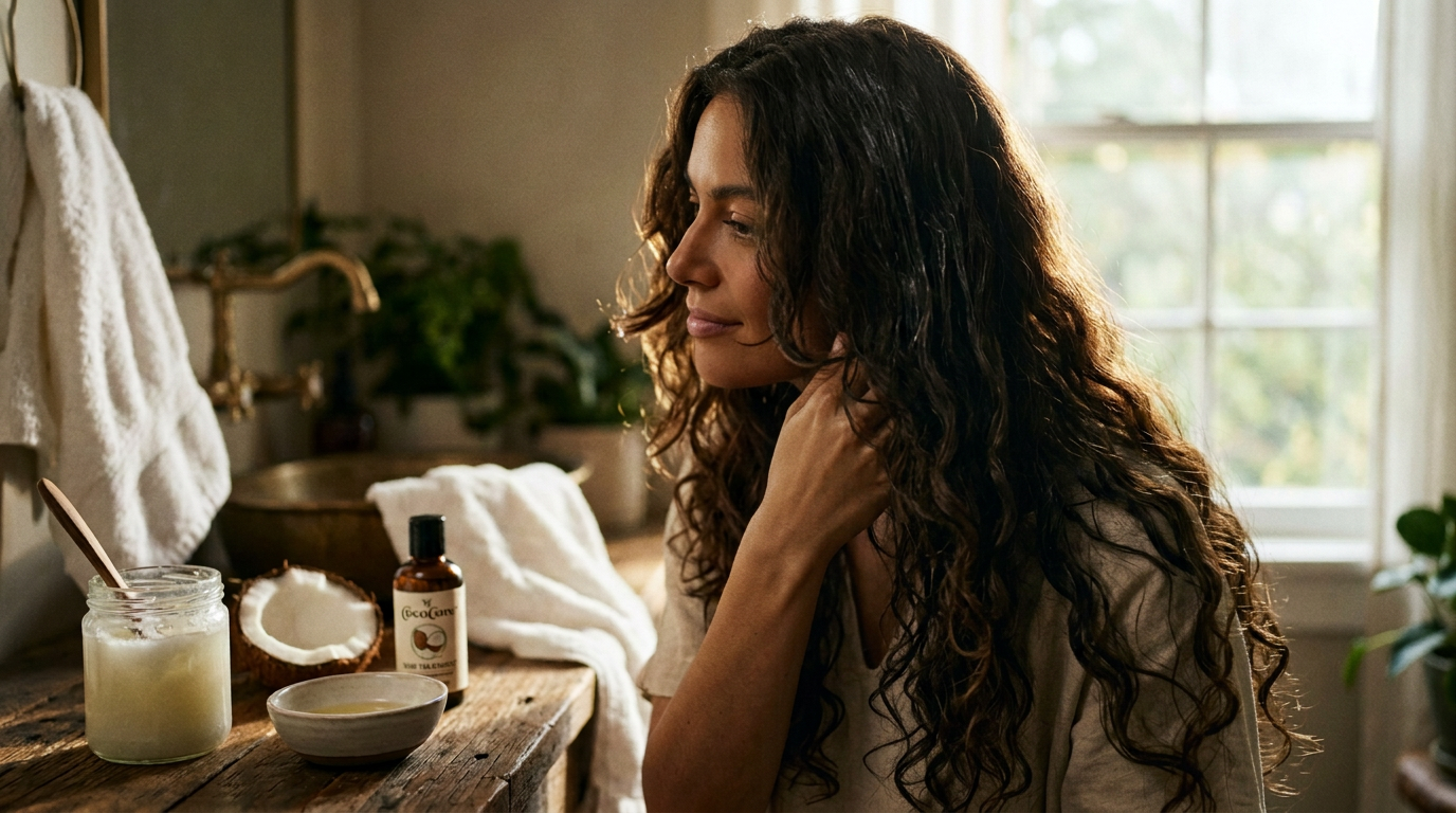 Coconut Oil Hot Oil Hair Treatment